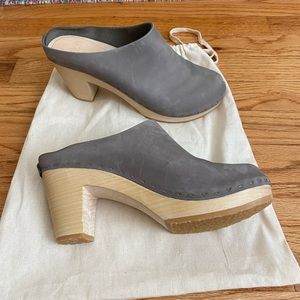 Bryr Clogs - Chloe, High Heel, Cement, 7